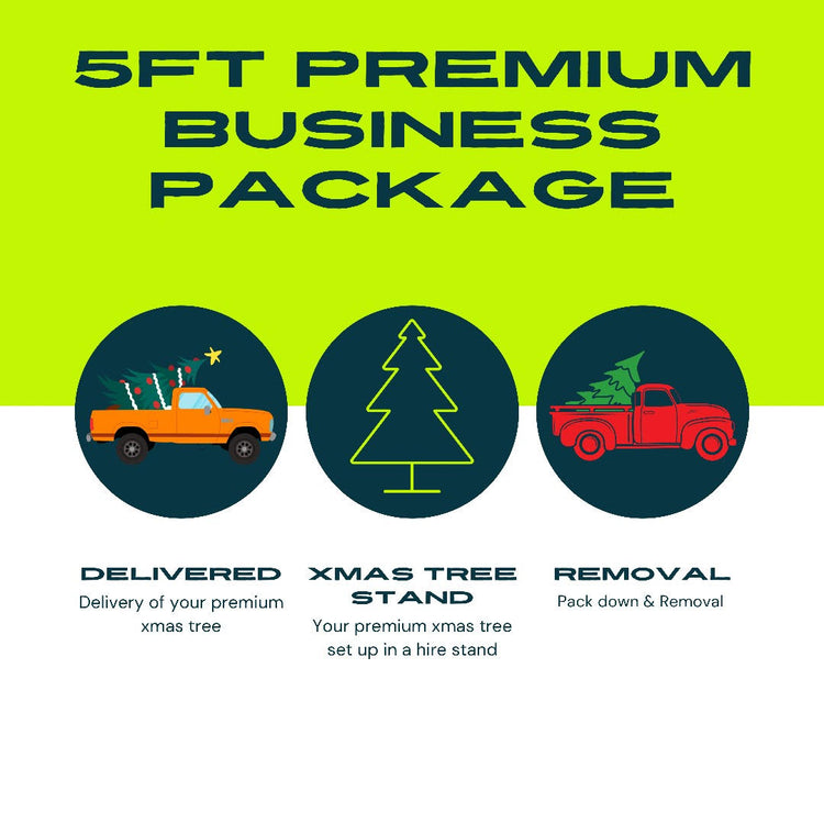 Business Package 5ft Xmas Tree, Delivery, Set up & Removal - Auckland Wide