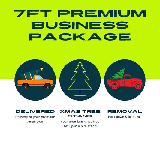 Business Package 7ft Xmas Tree, Delivery, Set up & Removal - Auckland Wide