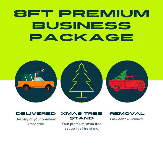 Business Package 8ft Xmas Tree, Delivery, Set up & Removal - Auckland Wide - LIMITED AVAILABILITY